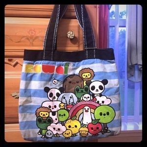 Japanese kawaii Island tote bag
